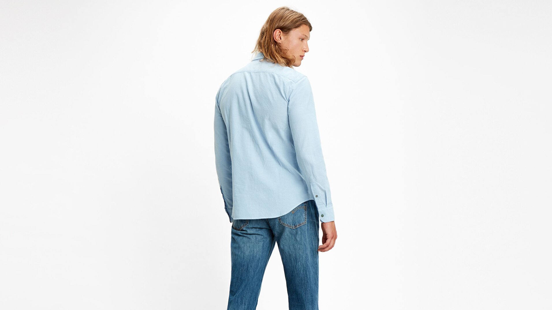Ls Battery Hm Shirt Slim Allure Mavi Erkek Gömlek