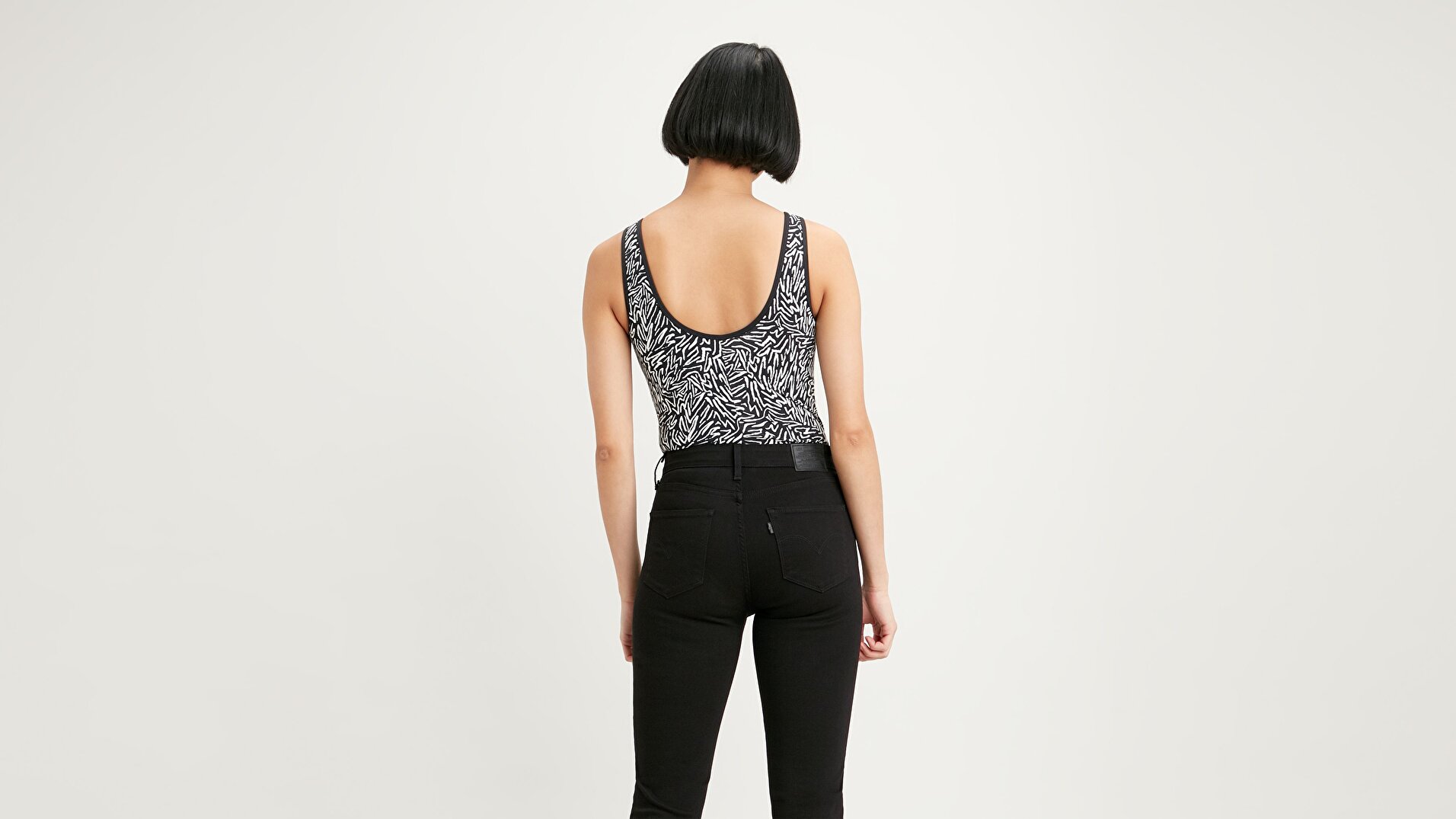 Graphic Bodysuit Fun Zebra Siyah Kadın Bodysuit