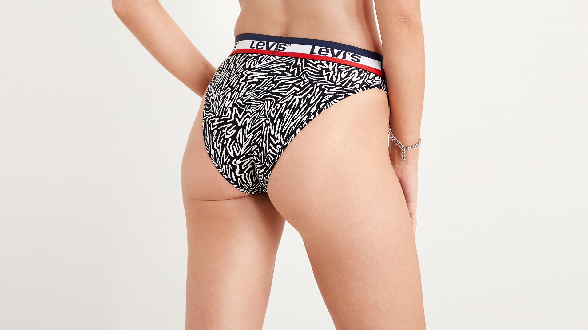 Kadın Yüksek Bel Külot-Fun Zebra Caviar