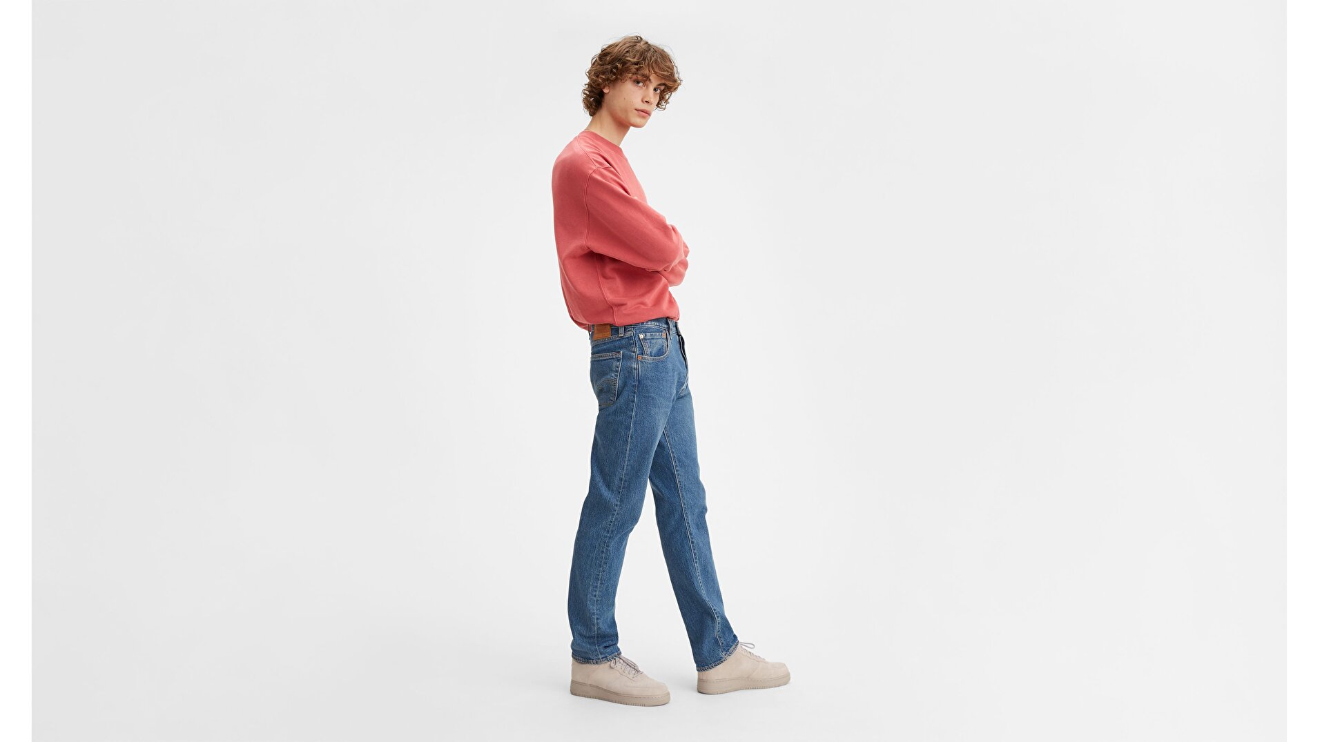 501® '93 Straight Fit Erkek Jean Pantolon-Bleu Eyes Peak