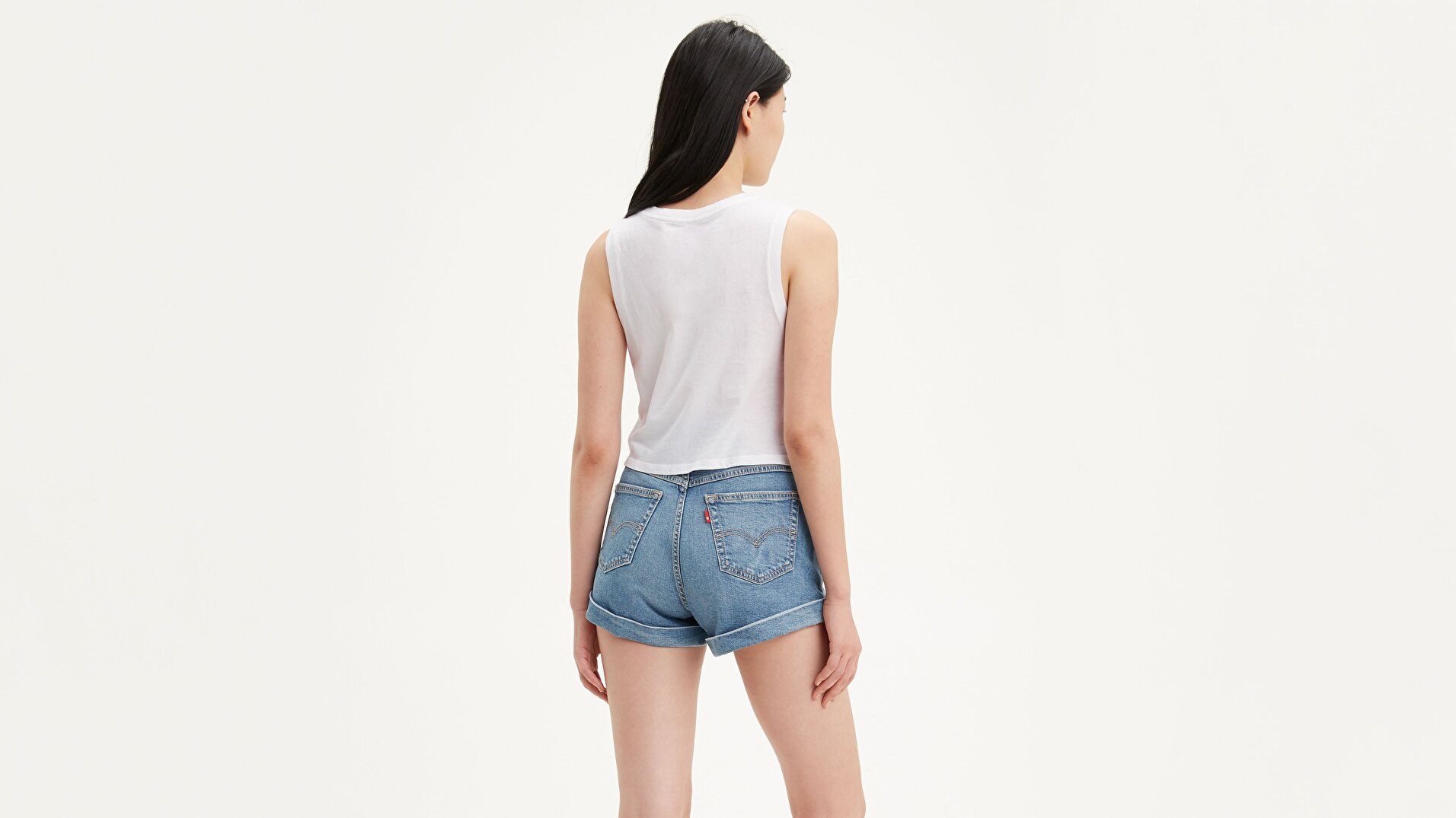 Graphic Crop Tank 90'S Serif Beyaz Kadın Tişört