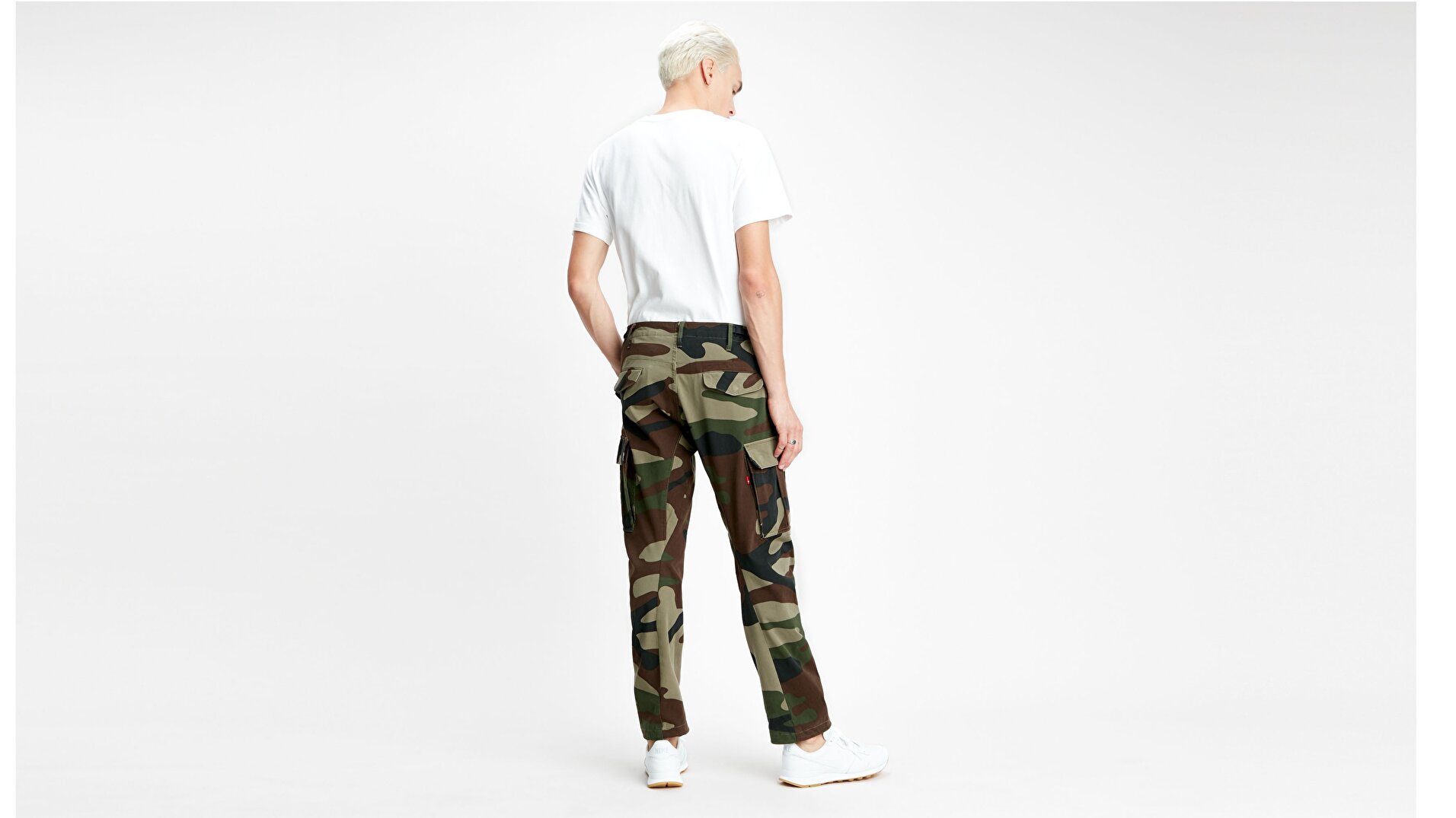 Engineered Erkek Kargo Pantolon-Aldencamo Demitasste Lej