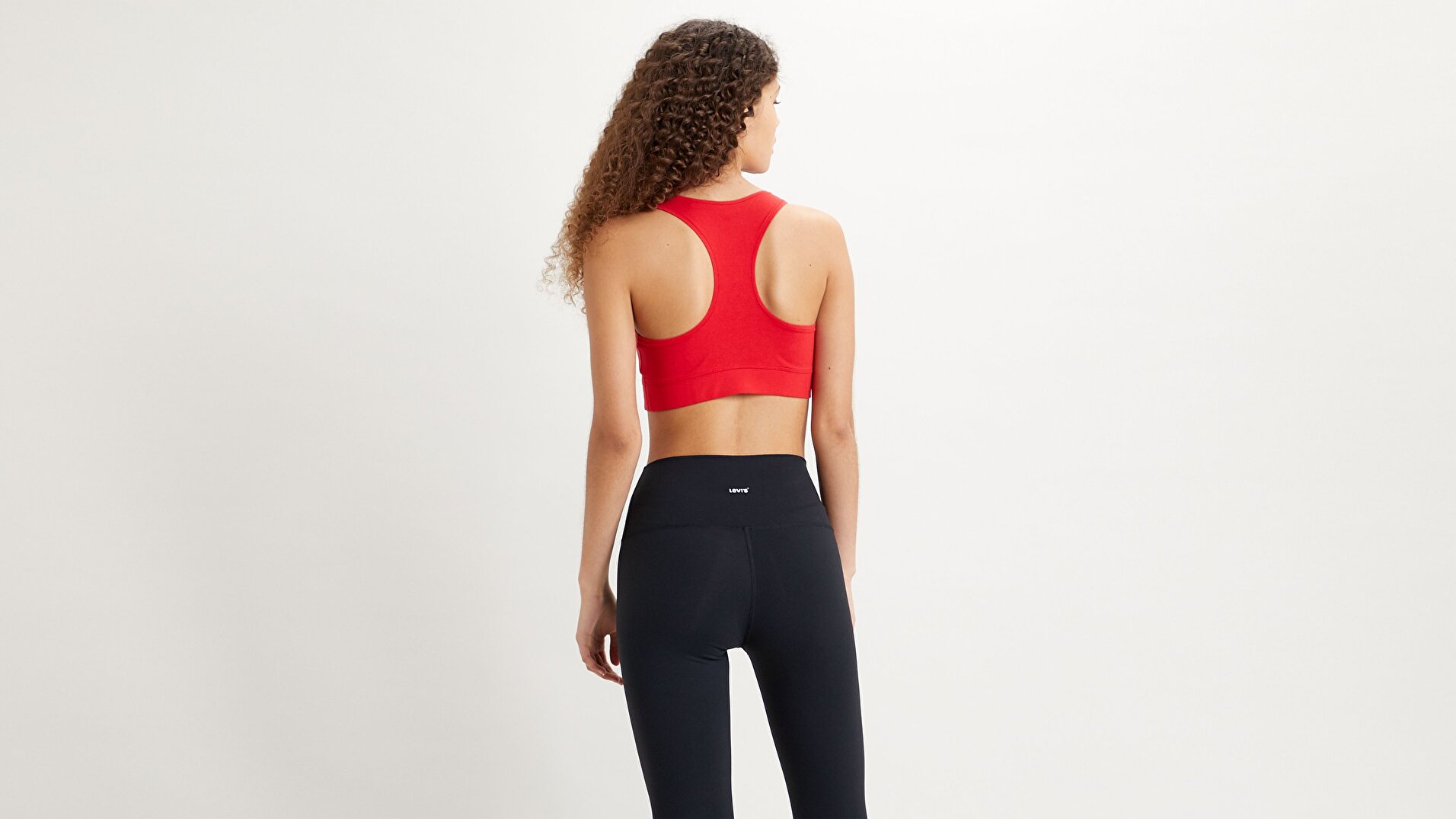 Logo Sports Bra Kırmızı Kadın Spor Sütyeni