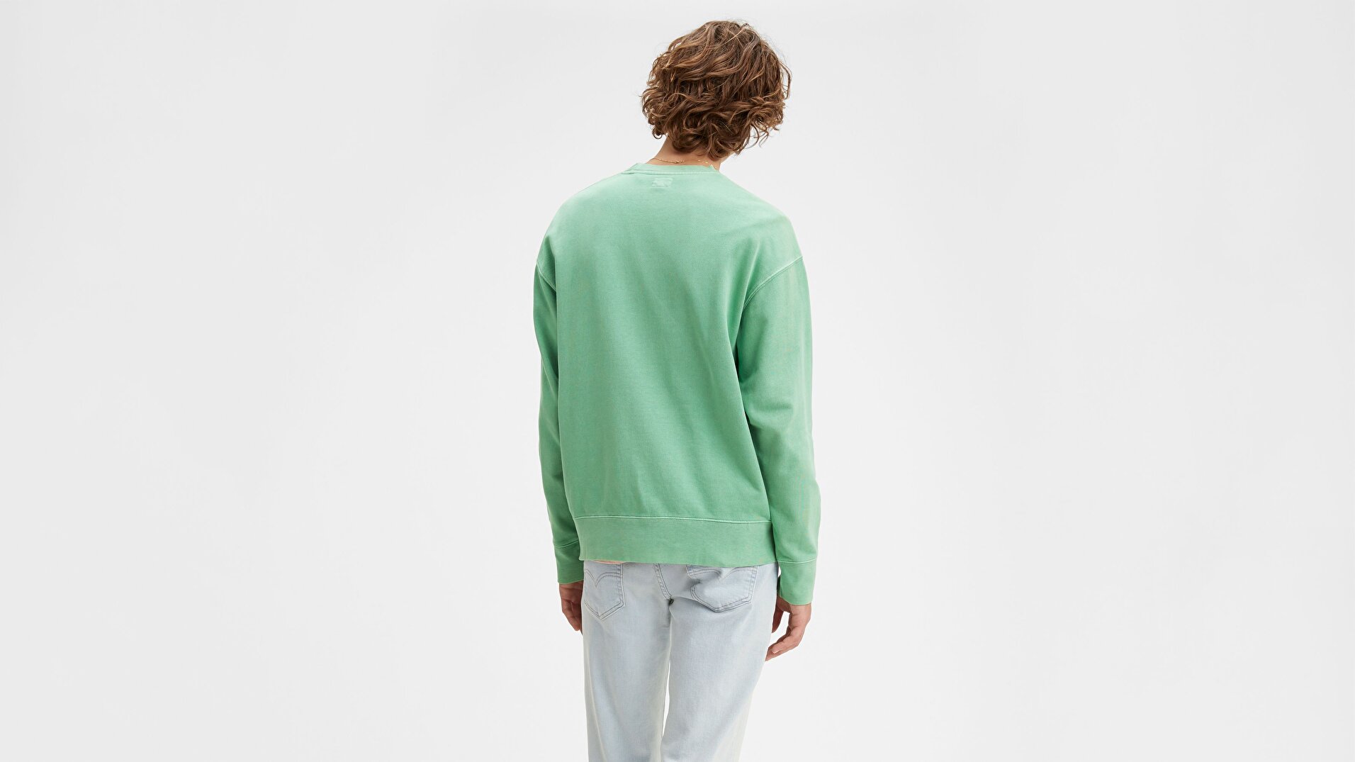 Authentic Logo Crewneck Authentic Logo Yeşil Erkek Tişört