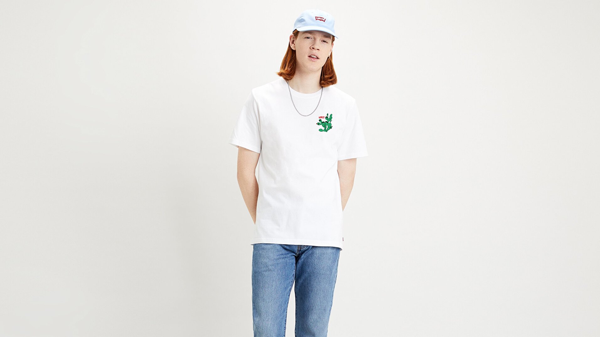 Ss Relaxed Fit Tee Bi Relaxed Beyaz Erkek Tişört