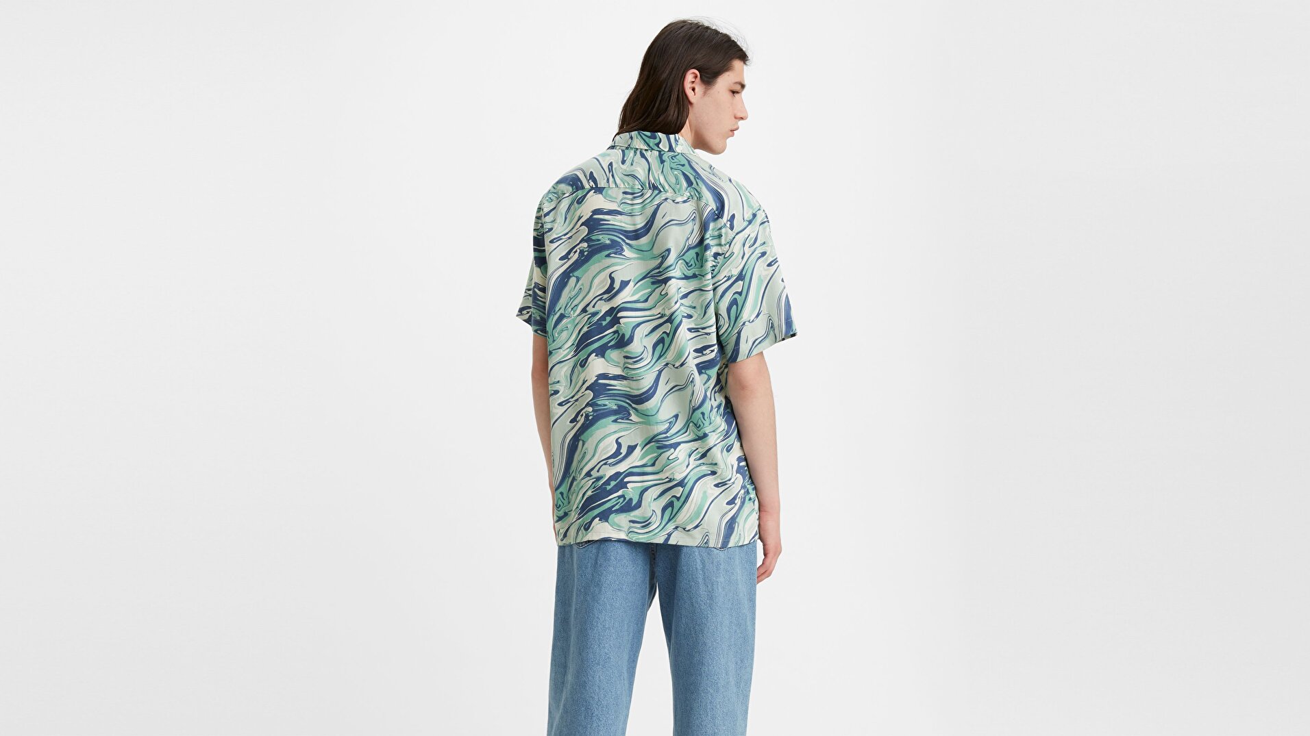 Cubano Shirt Diaspore Colony Mavi Erkek Gömlek
