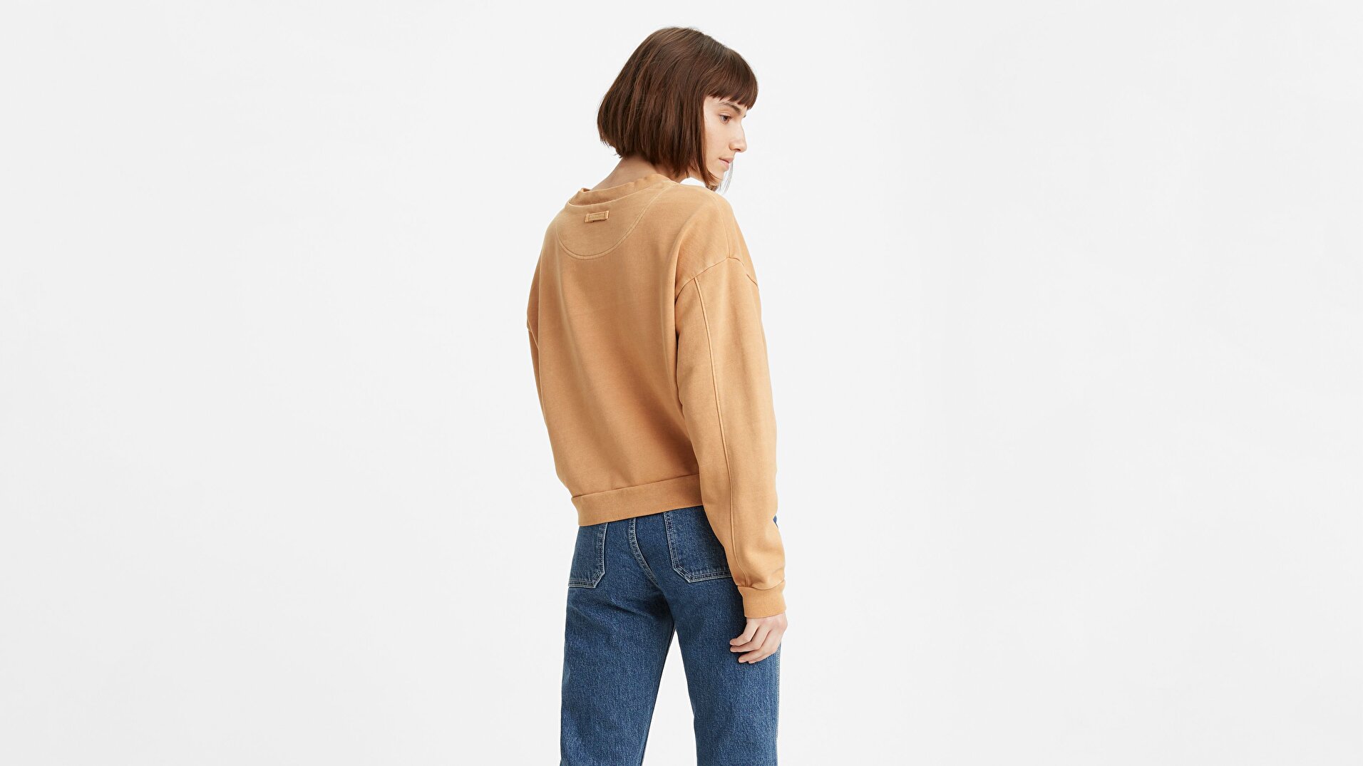 Diana Crew Iced Coffee Bej Kadın Sweatshirt