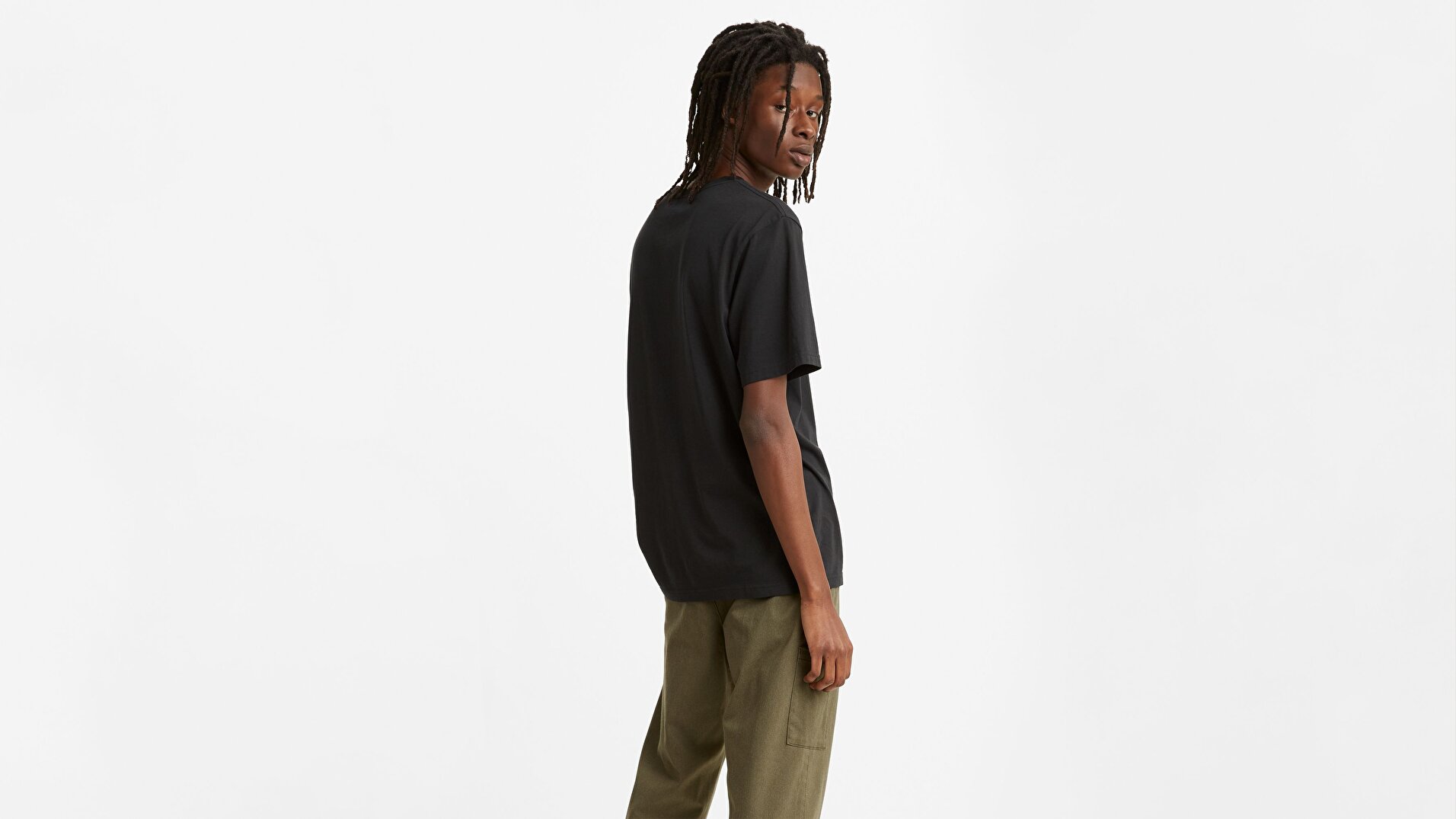 Ss Relaxed Fit Tee Bi Photo Siyah Erkek Tişört