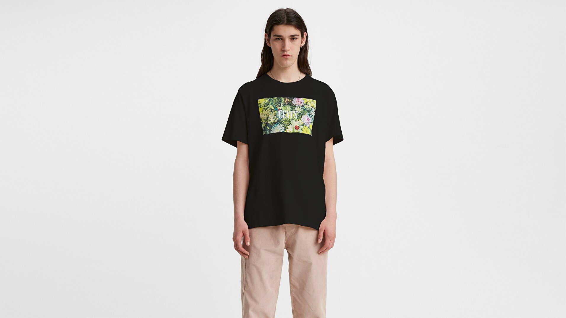 Ss Relaxed Fit Tee Bi Photo Siyah Erkek Tişört