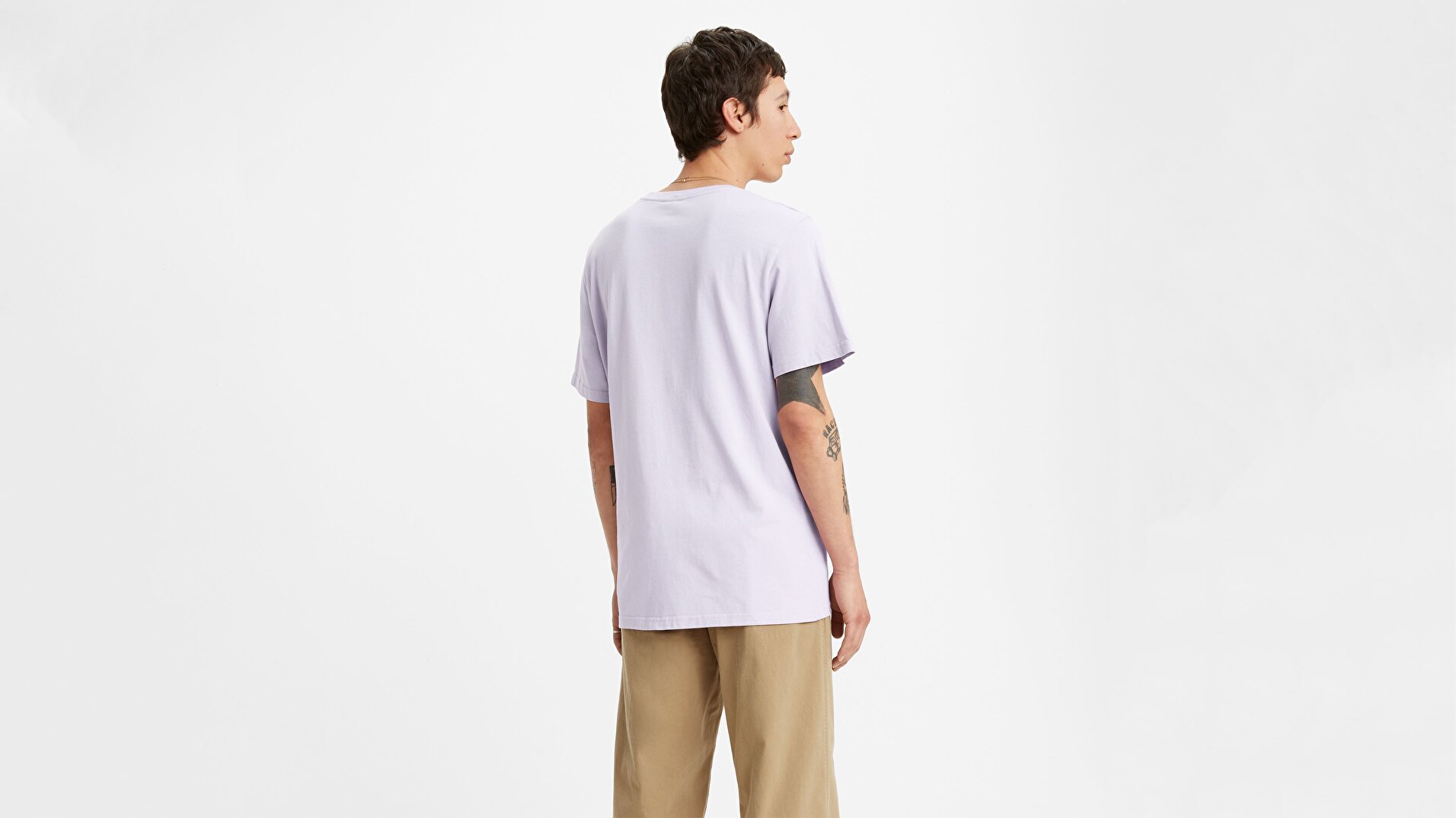 Ss Relaxed Fit Tee Ssnl Filled Boxtab Beyaz Erkek Tişört