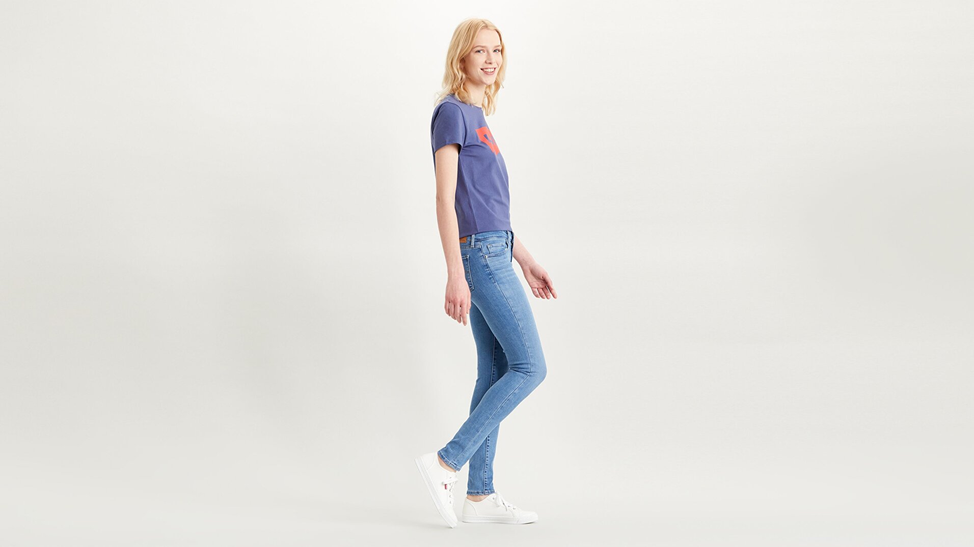 711 Skinny Fit Kadın Jean Pantolon-Rio In Limbo