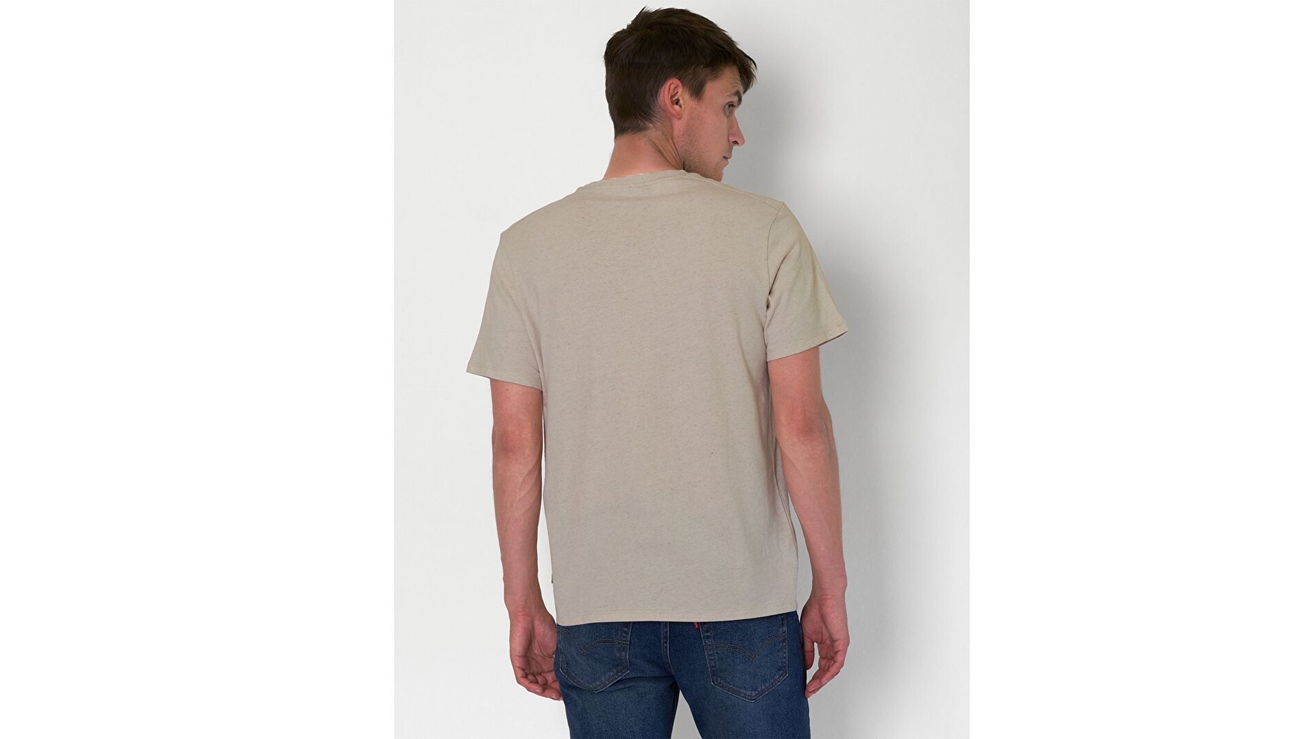 Wellthread Graphic Tee Sand Cotton Açık Kahverengi Erkek Tişört