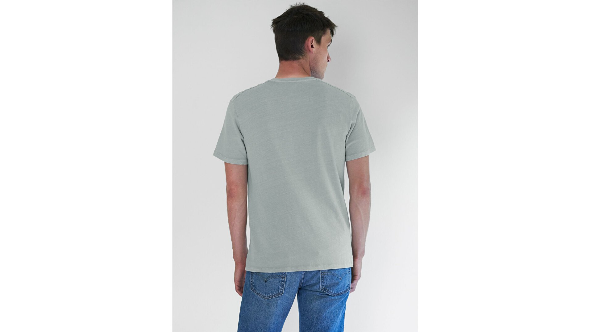 Wellthread Graphic Tee Plant Cotton Açık Gri Erkek Tişört