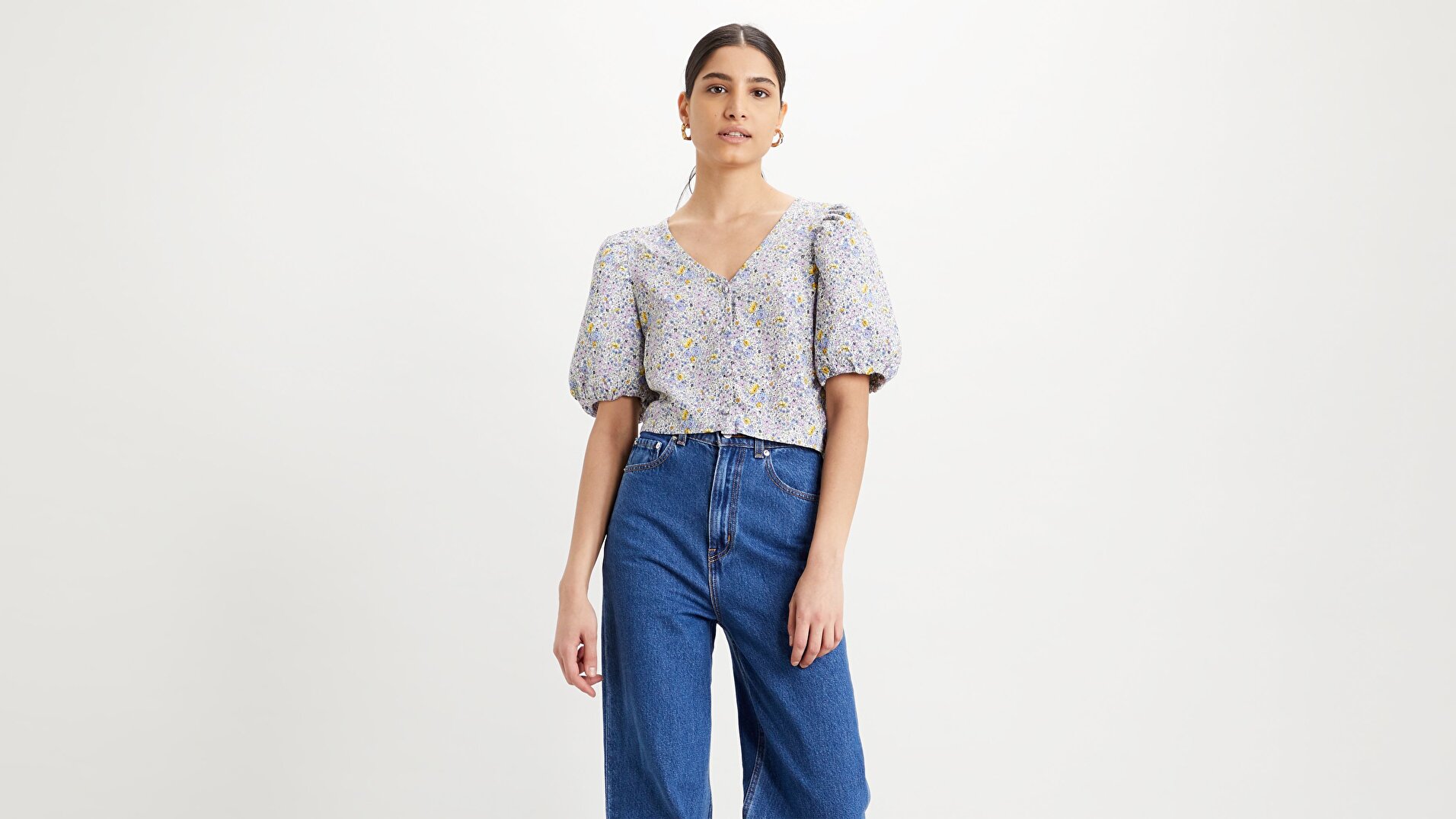 Holly Blouse Monrovia Floral Çok renkli Kadın Bluz