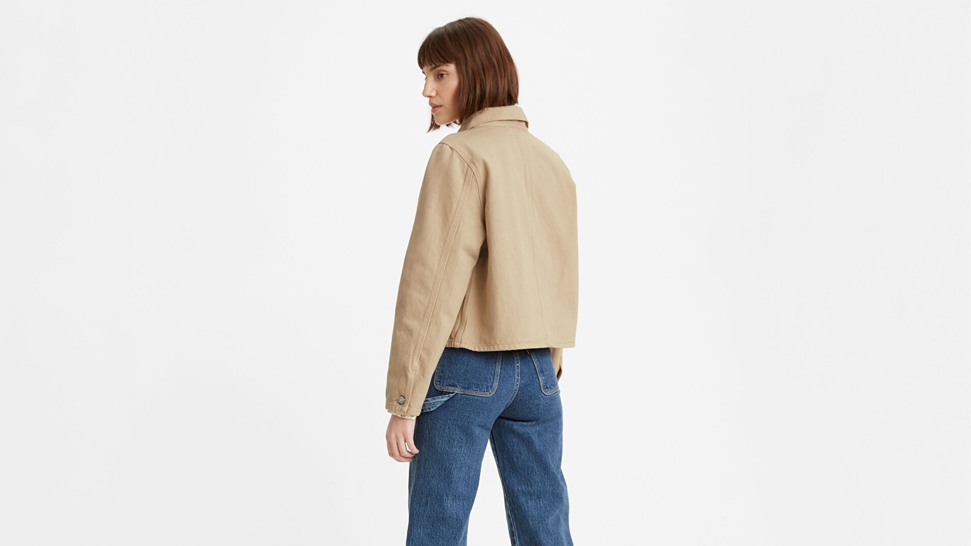 Utility Chore Coat Tofu Beyaz Kadın Kaban