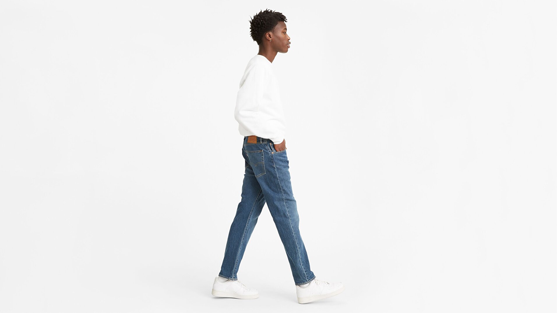 501® '93 Cropped Erkek Jean Pantolon-Bleu Eyes Night