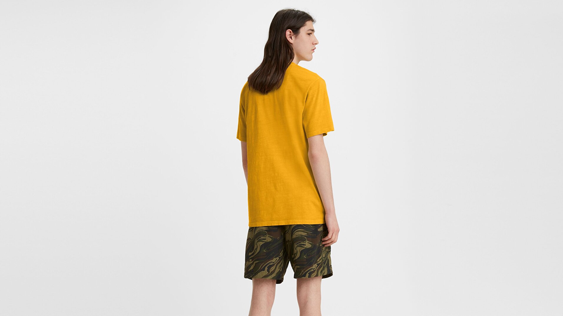 Ss Sunset Pocket Tee '20 Pocket Soccer Sarı/Turuncu Erkek Tişört