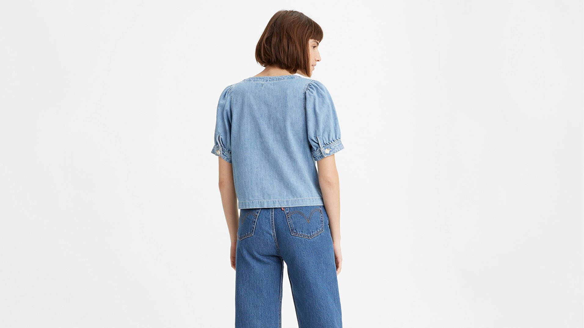 Bryn Shirt Loosey Mavi Kadın Gömlek