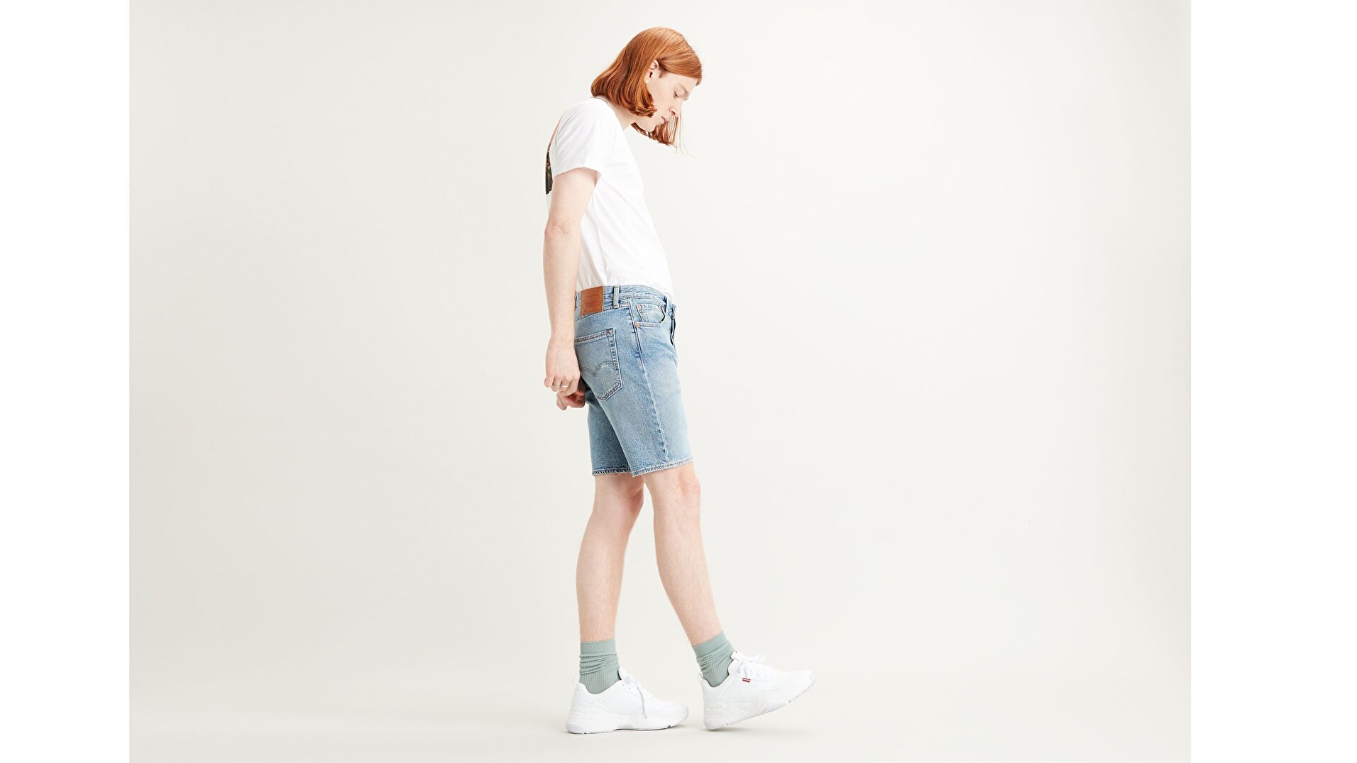 501®Hemmed Erkek Jean Şort-Island Stream Short