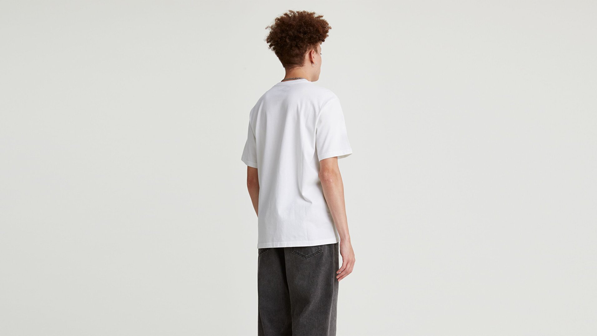 Ss Relaxed Fit Tee Logo Torch Snoopy Beyaz Erkek Tişört