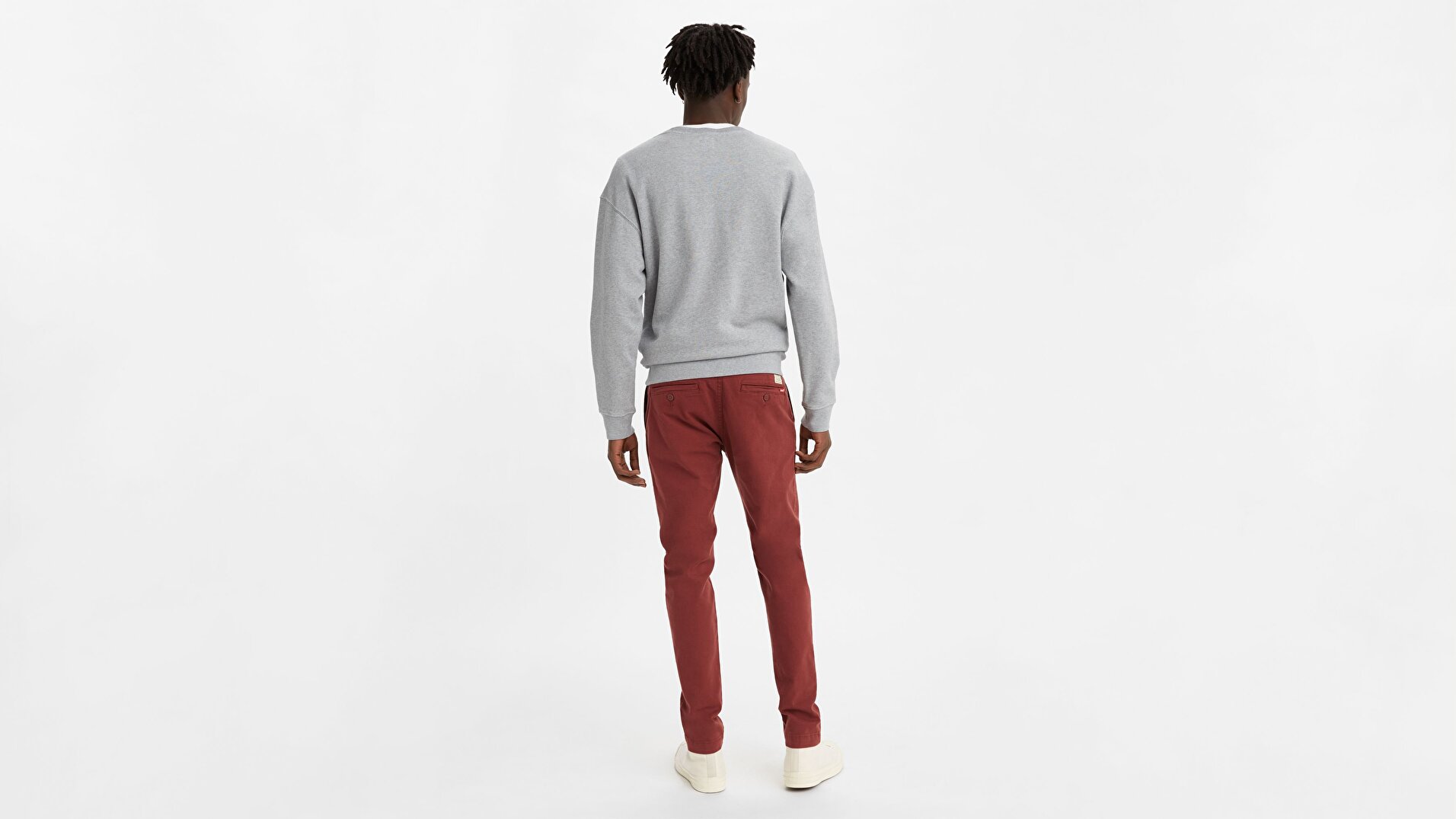 XX Chino Slim Fit Erkek Pantolon-Madder Brown Str Twill Gd