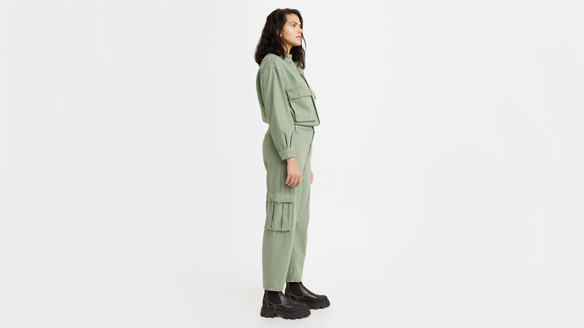 Loose Cargo Kadın Pantolon-Soft Surplus Sea Spray