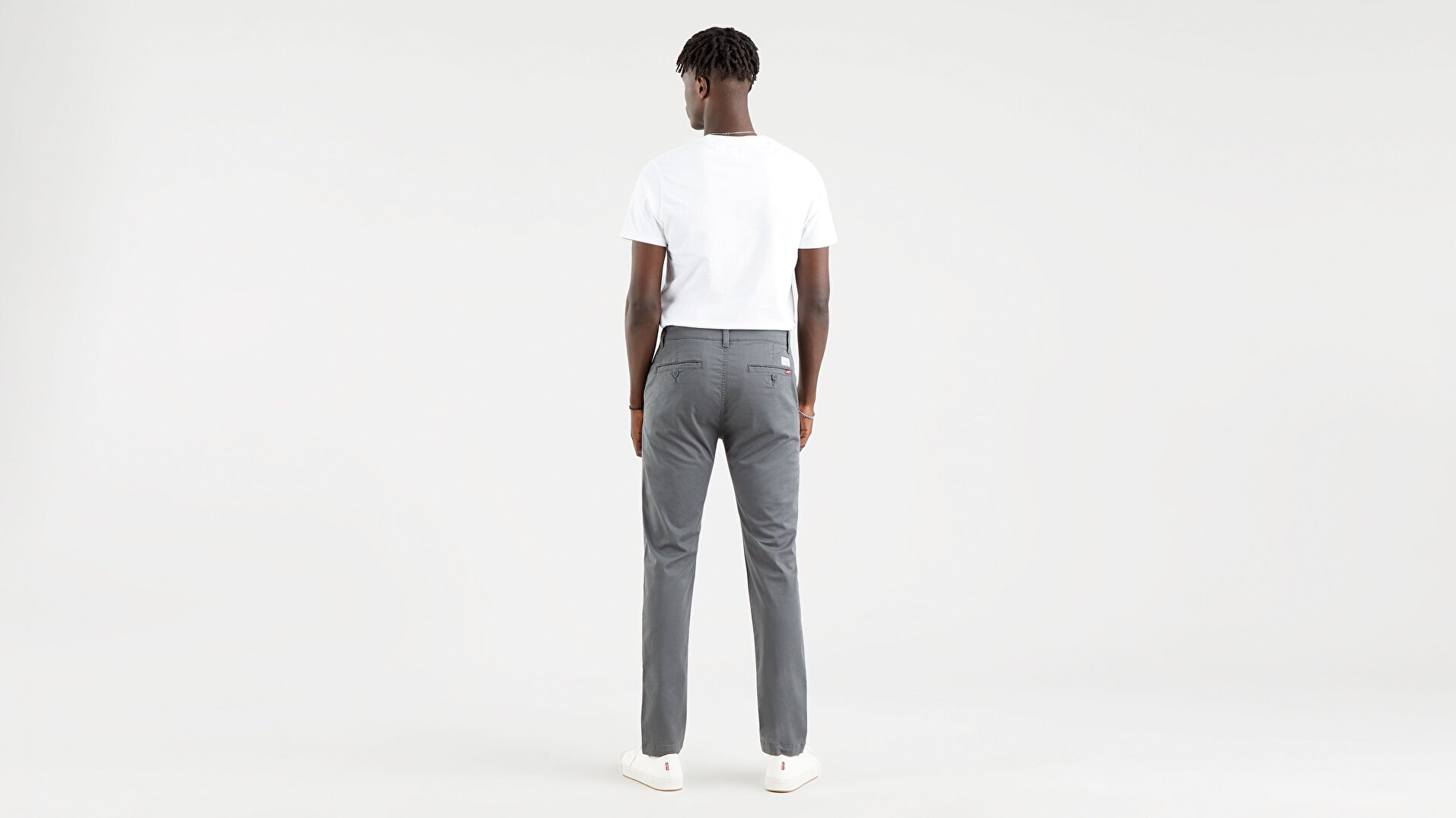 XX Chino Slim Fit Erkek Pantolon-Gray Ore Ltwt Tencel