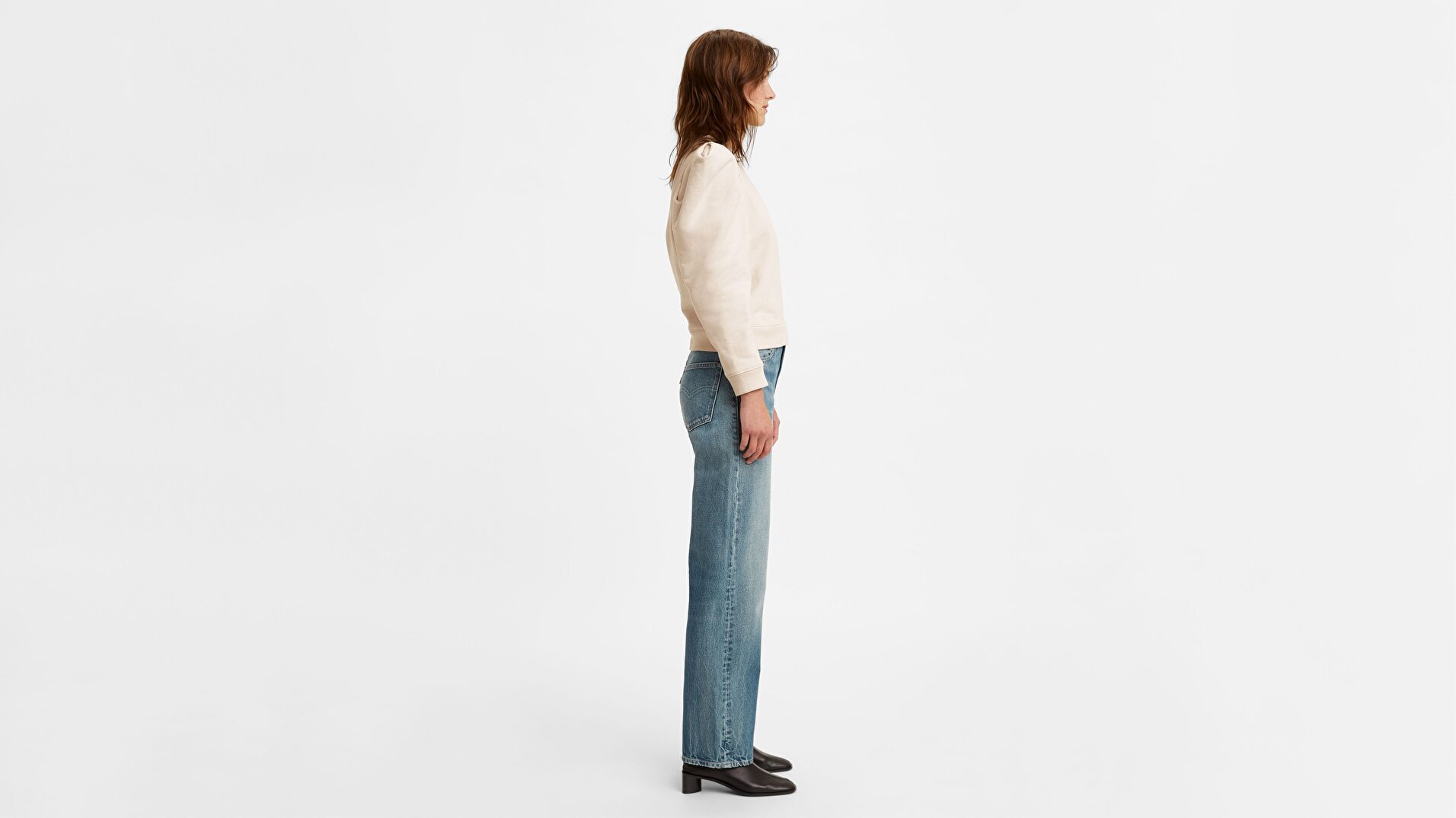Levi's® Made & Crafted® The Column Jean Med Indigo - Worn In