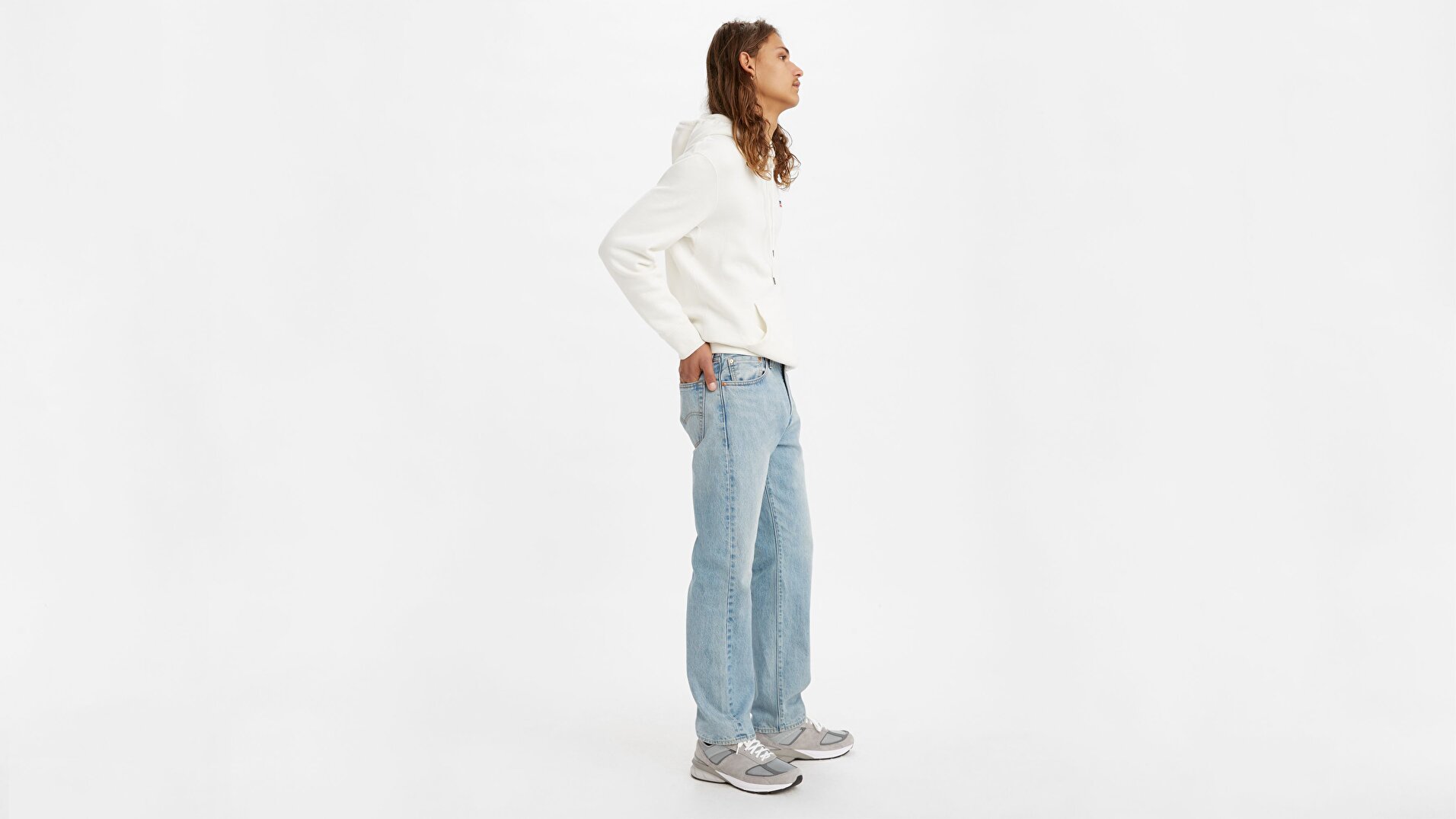 551Z™ Authentic Straight Erkek Jean Pantolon - Running Out Light Indigo