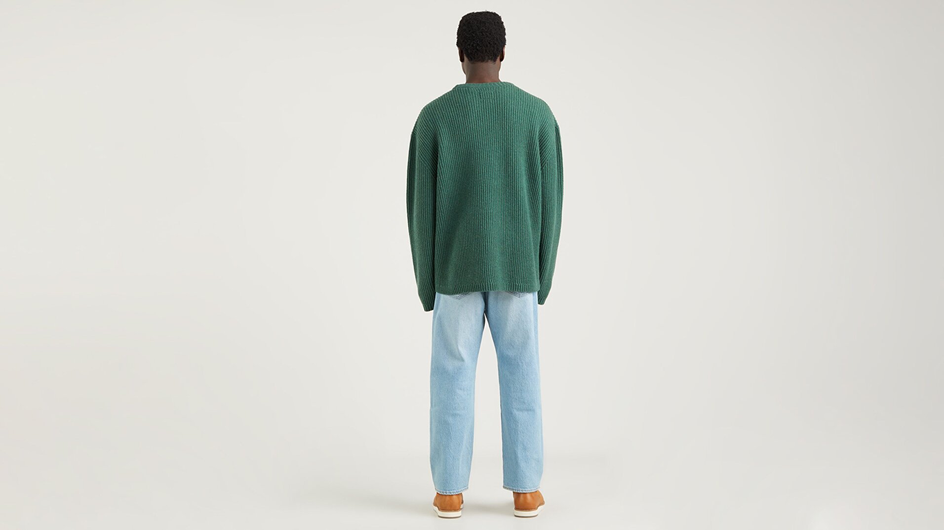 Battery Crewneck Yeşil Sweater
