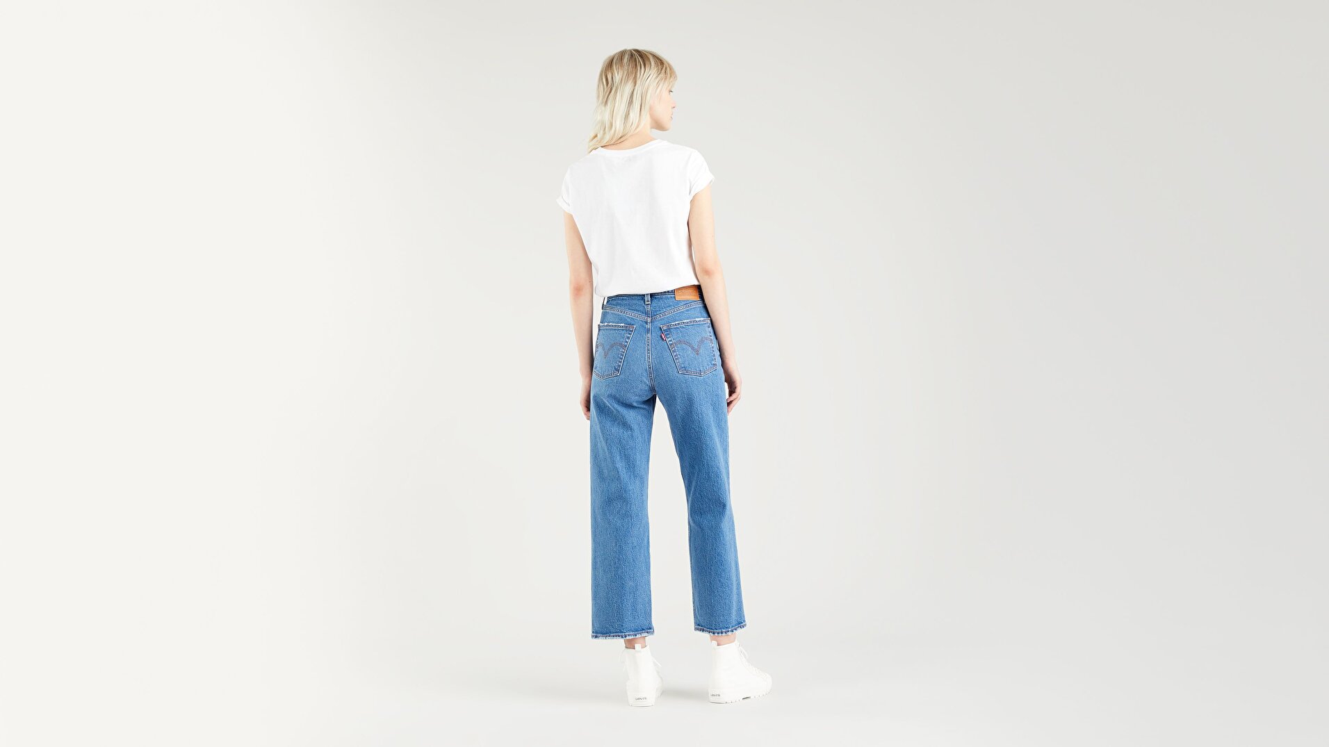 Ribcage Straight Ankle Kadın Jean Pantolon - Jive Together