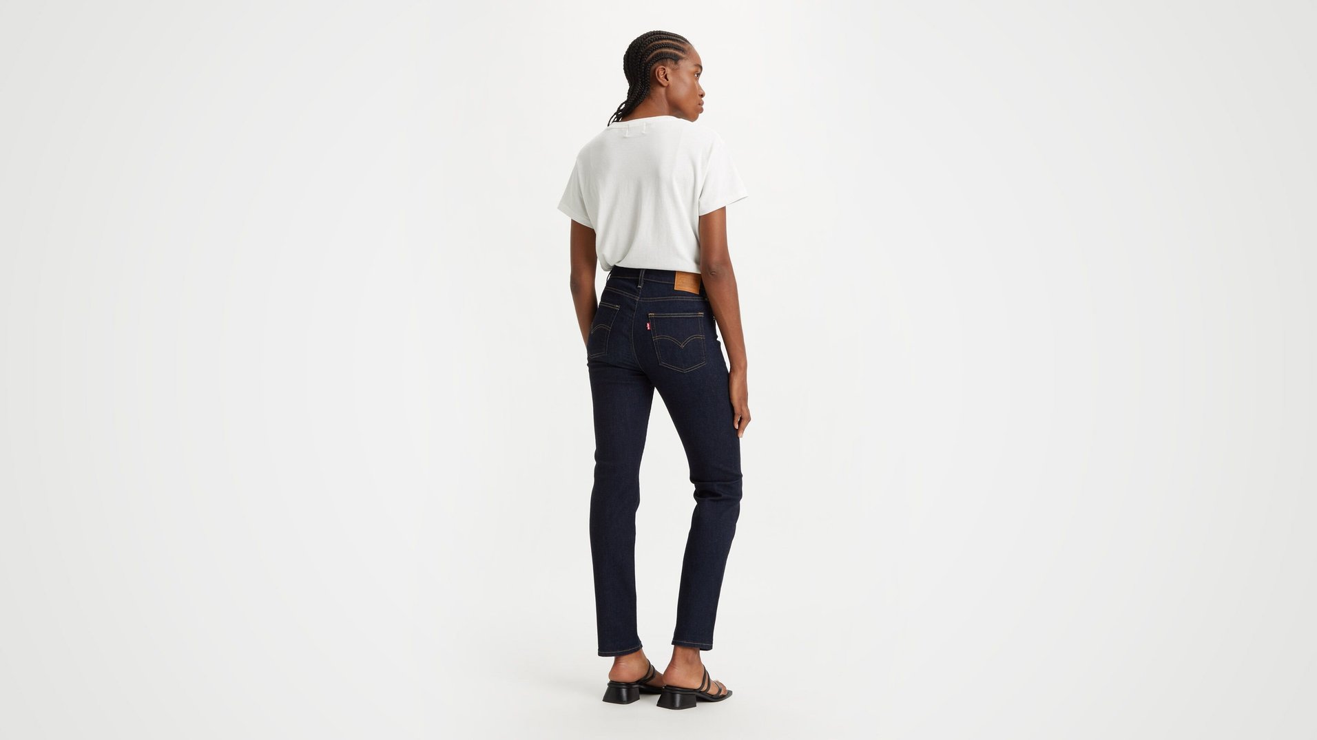 724™ High Rise Straight Kadın Jean Pantolon - Blue Wave Rinse 123823 ...
