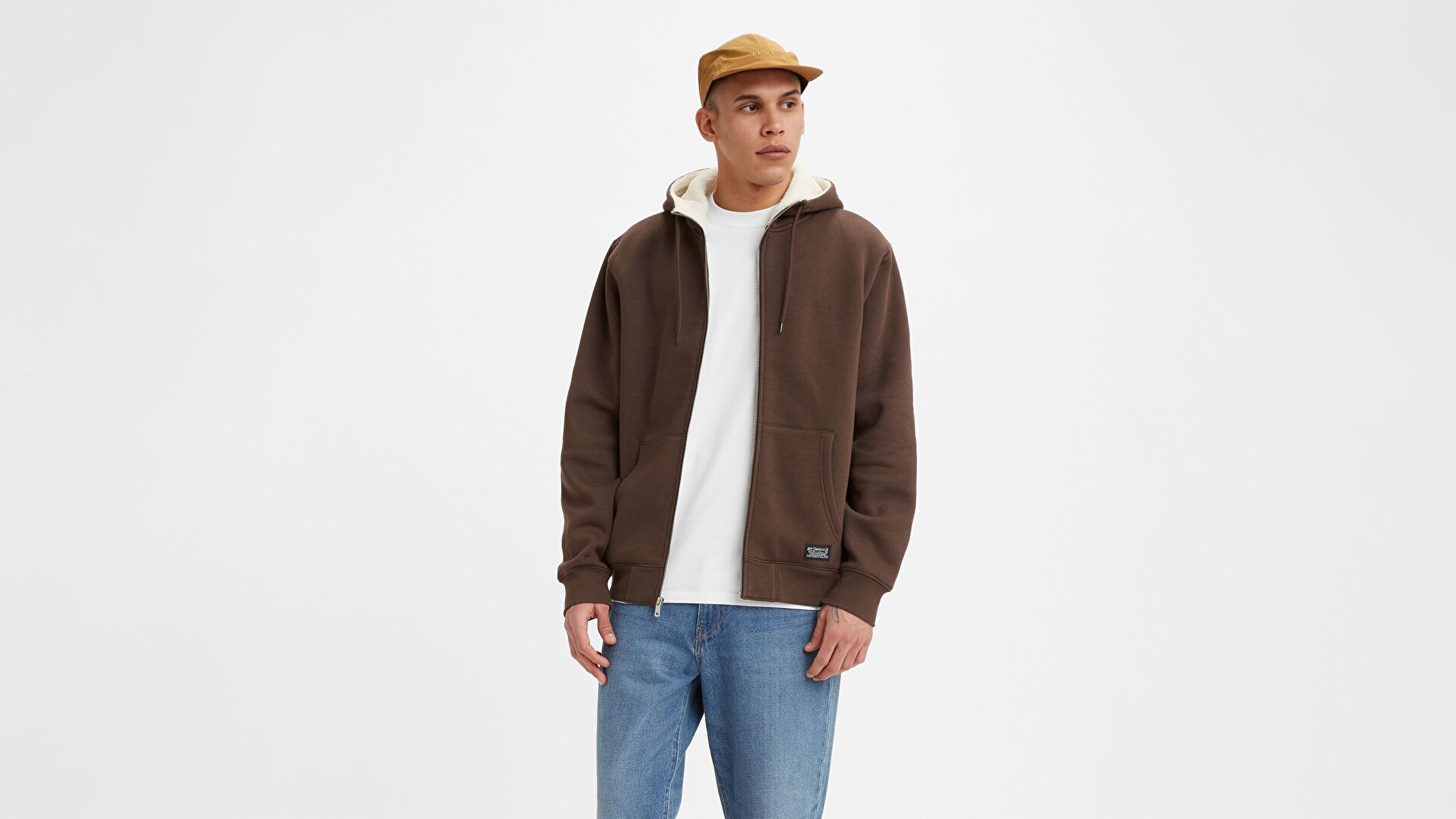 Sherpa Lined Zip Up Hoodie 124170 | Levi's TR