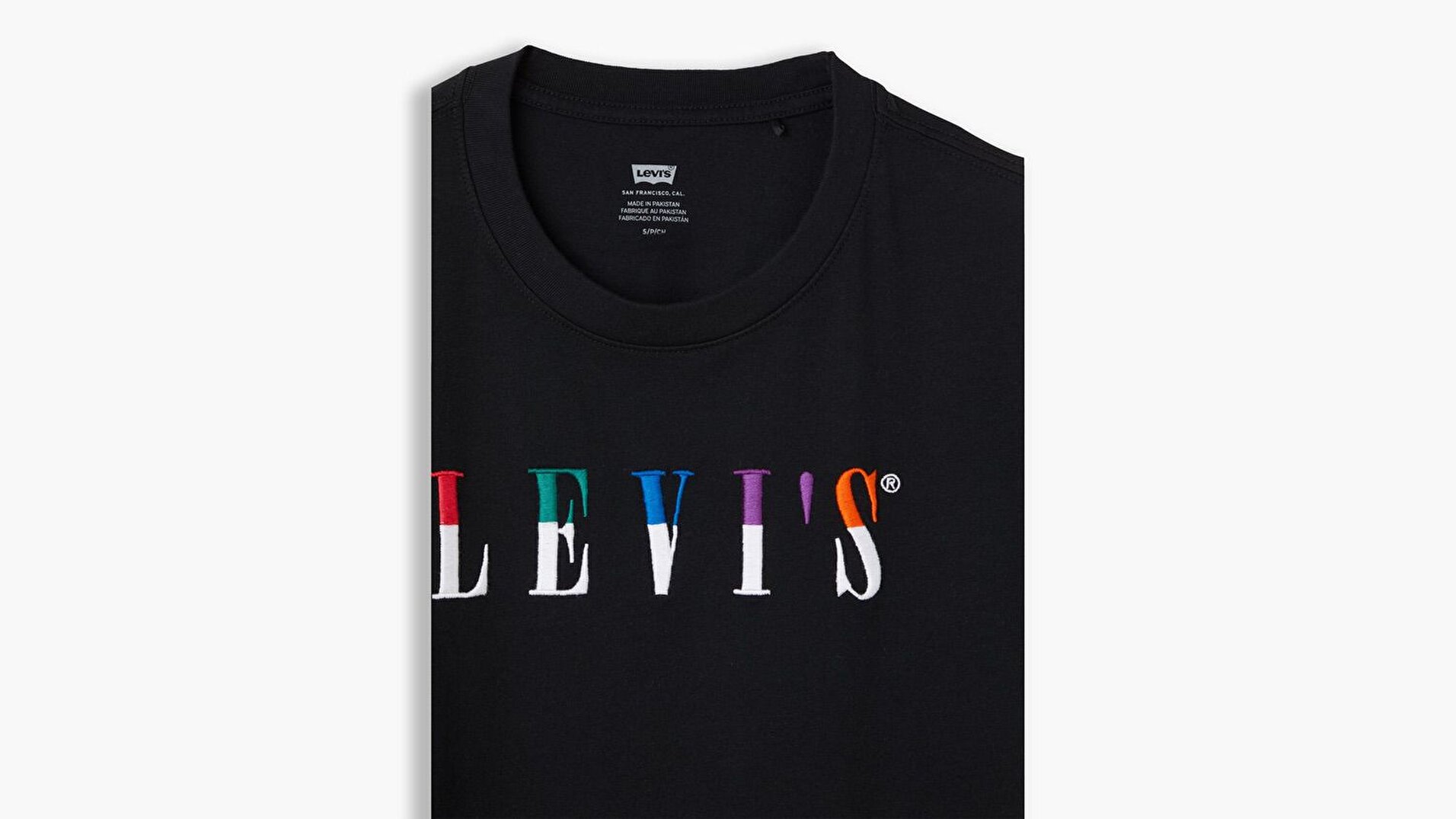 Graphic Varsity Tee Split Serif Siyah Kadın Tişört