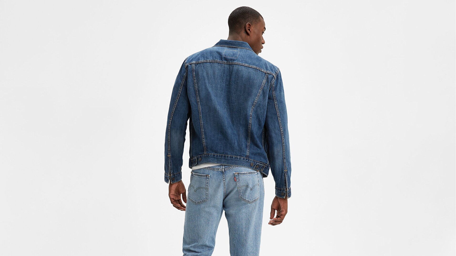 The Trucker Jacket Tr Indigo Erkek Trucker