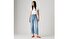 Ribcage Straight Ankle Cotton Linen Kadın Jean Pantolon - Cool Winter