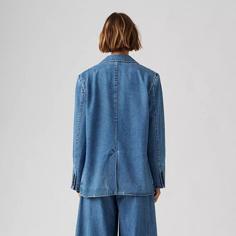 Stella Relaxed Denim Blazer Ceket