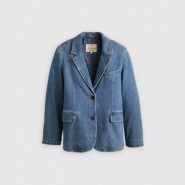 Stella Relaxed Denim Blazer Ceket