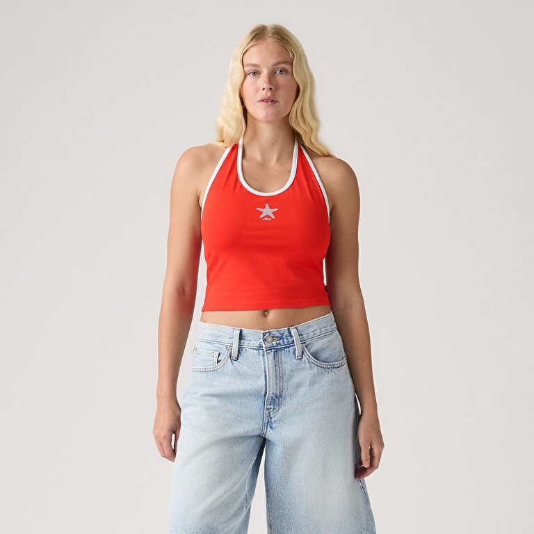 Graphic Ella Halter Top
