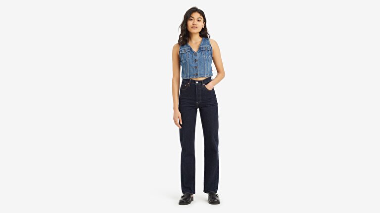 Ribcage Full Length Kadın Jean Pantolon - Small Course