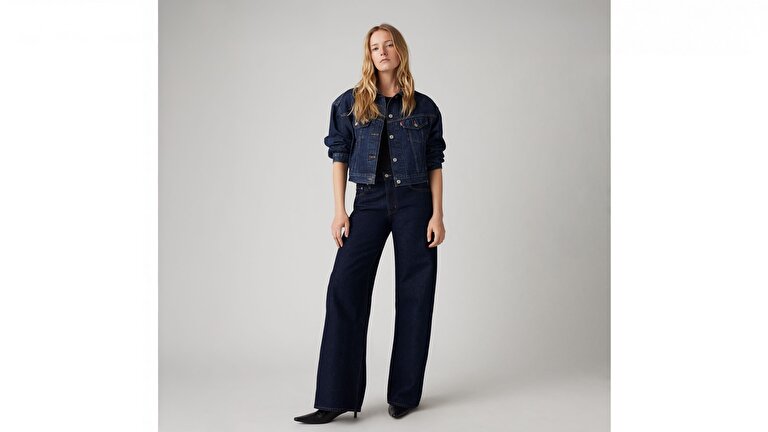 XL Straight Kadın Jean Pantolon
