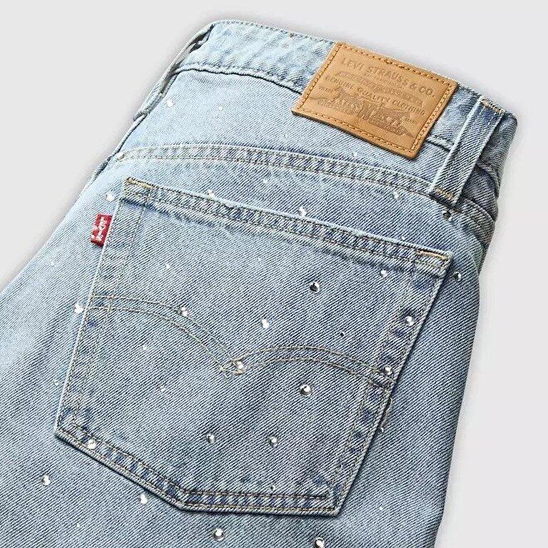 Baggy Dad Barrel Kadın Jean Pantolon - Dazzle Me