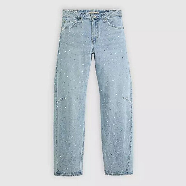 Baggy Dad Barrel Kadın Jean Pantolon - Dazzle Me