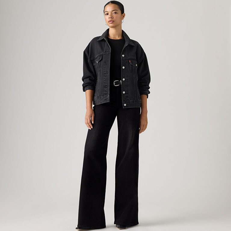 728™ High Rise Wide Leg Kadın Jean Pantolon - Worn Midnight