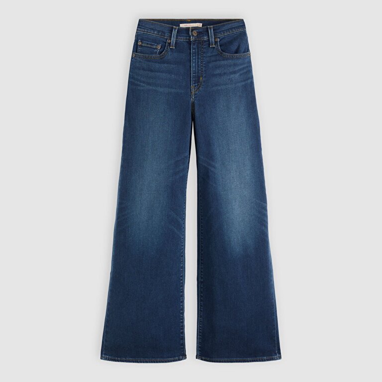 728™ High Rise Wide Leg Kadın Jean Pantolon - Blue Dark