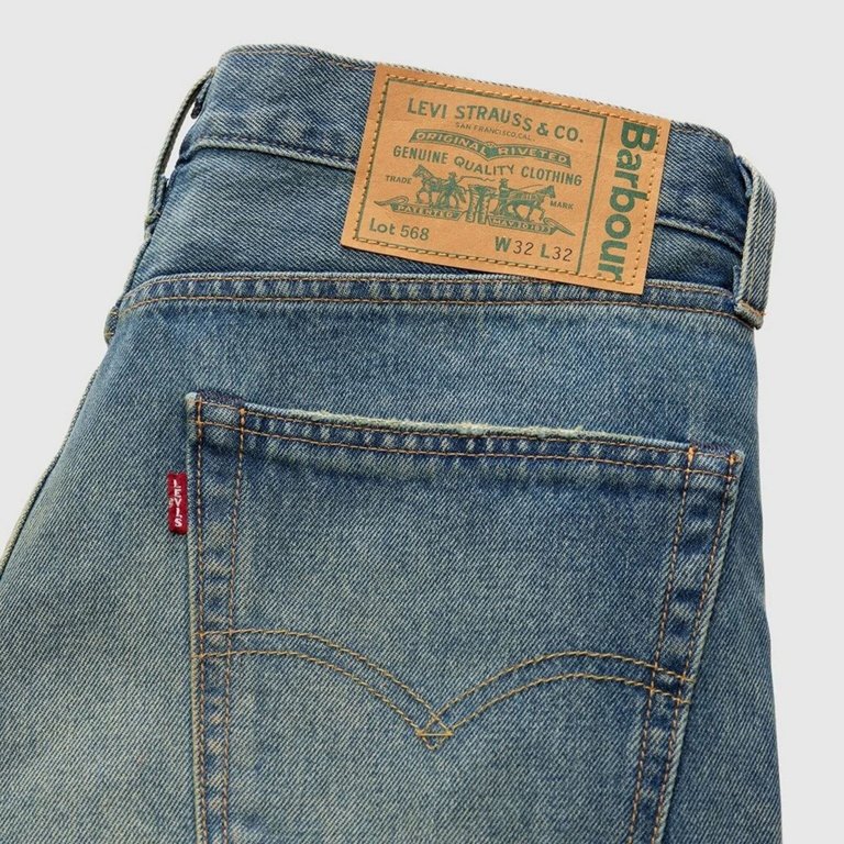 Levi's x Barbour 568™ Stay Loose Erkek Jean Pantolon 126394