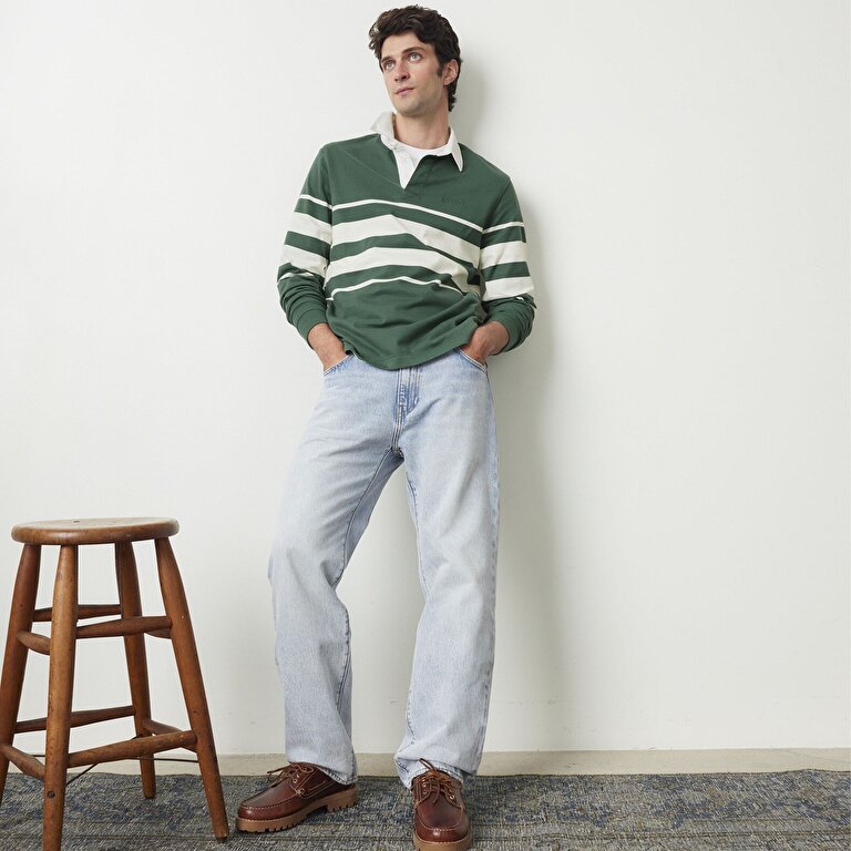 555™ Relaxed Straight Erkek Jean Pantolon - Blue Essential