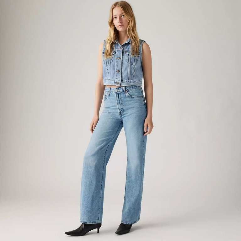 Ribcage Wide Leg Kadın Jean Pantolon - Far And Wide