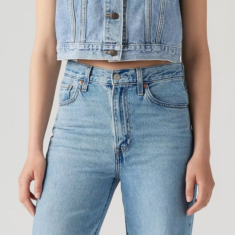 Ribcage Wide Leg Kadın Jean Pantolon - Far And Wide