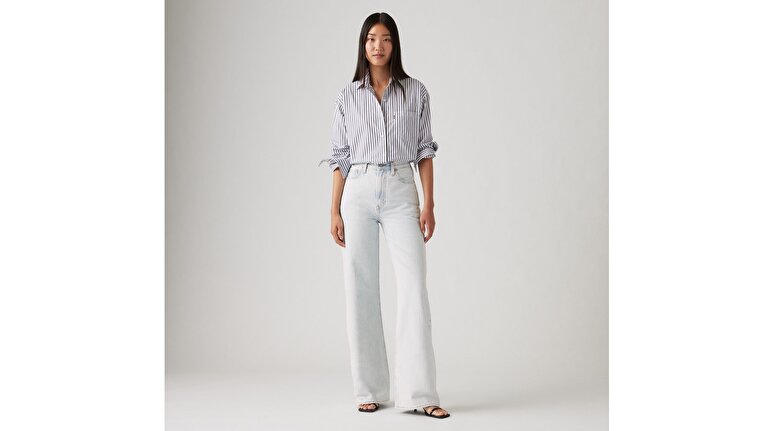 Ribcage Wide Leg Kadın Jean Pantolon - Be Prepared